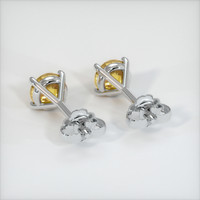 <span>1.21</span>&nbsp;<span class="tooltip-light">Ct.Tw.<span class="tooltiptext">Total Carat Weight</span></span> Sapphire Earrings, 14K White Gold 4